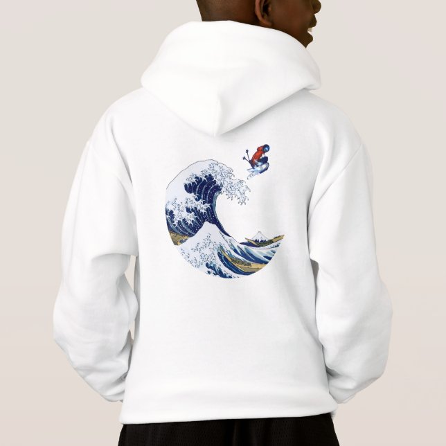 Ski on The Great Wave of Kanagawa Japanese    (Back)