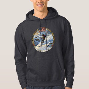 Ski Palisades Tahoe, California, Man Skier Hoodie