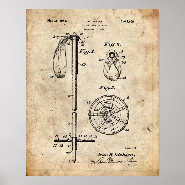 Ski Patent Poster (Front)