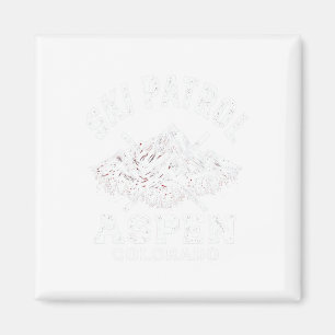 Ski Patrol Aspen Colorado Skiing And Snowboarding  Magnet