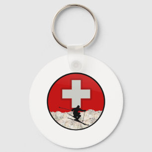 Ski Patrol Key Ring