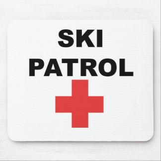 Ski Patrol Mouse Pad