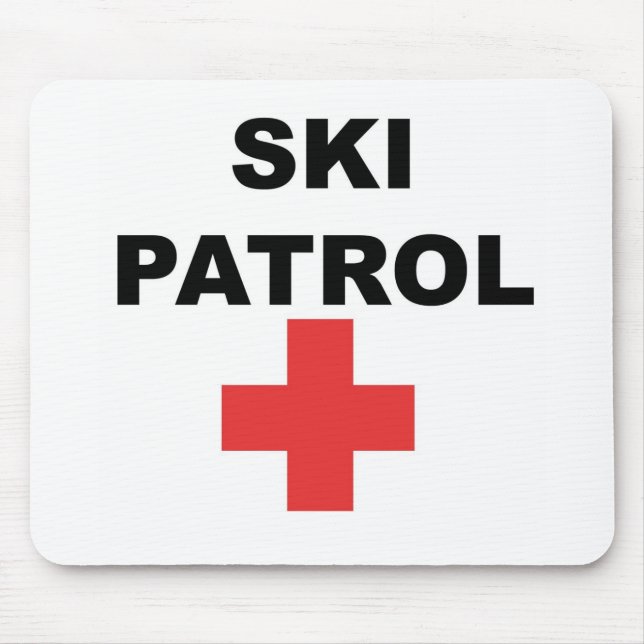 Ski Patrol Mouse Pad (Front)