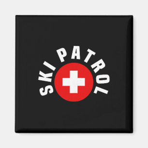 Ski Patrol Pocket Outfit Slope Emergency Skier Saf Magnet