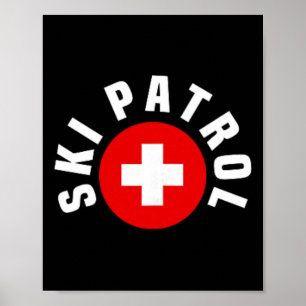 Ski Patrol Pocket Outfit Slope Emergency Skier Saf Poster