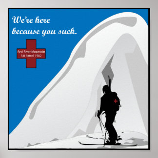 ski patrol poster