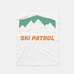 Ski Patrol You Fall We Haul Skier Istance Skiing A Fleece Blanket