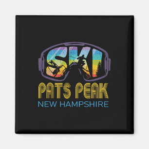 Ski Pats Peak New Hampshire Skiing Vacation Magnet