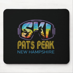 Ski Pats Peak New Hampshire Skiing Vacation Mouse Pad