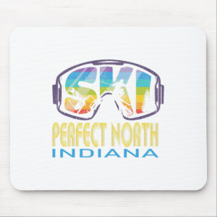 Ski Perfect North Indiana Skiing Vacation Mouse Pad