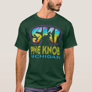 Ski Pine Knob Michigan Skiing Vacation T-Shirt