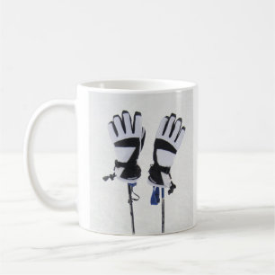 Ski Poles and Gloves Mug