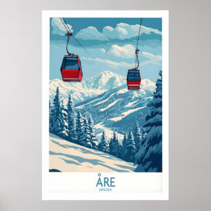 Ski Poster Åre Sweden 1