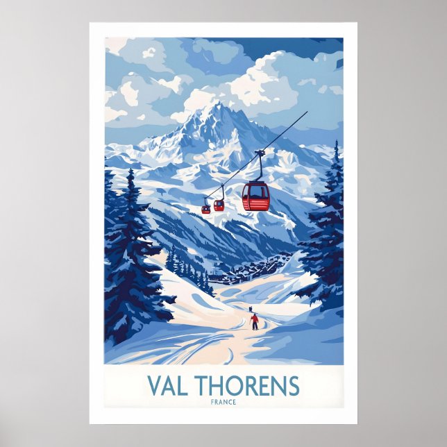 Ski Poster Val Thorens 1 (Front)