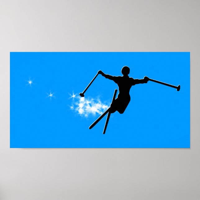 ski powder trail poster (Front)