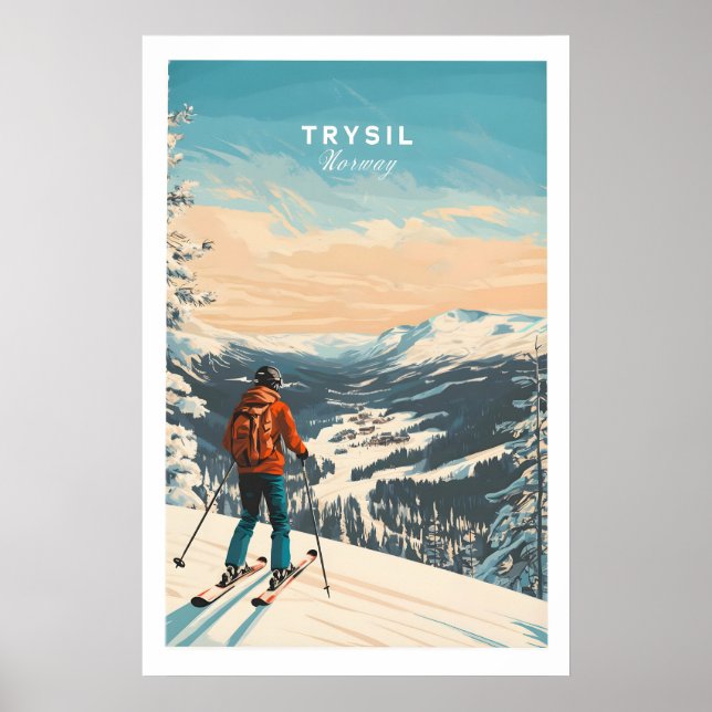 Ski Print Trysil Norway 1 (Front)