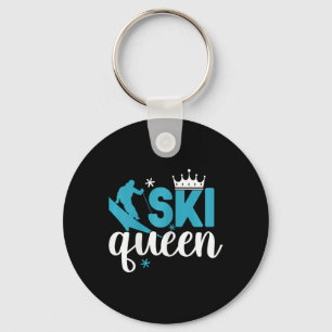 Ski Queen, Skiing Key Ring