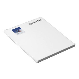 Ski Racing Down the Mountain Notepad