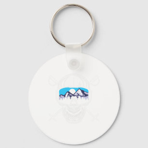 Ski Resort Mountains Extreme Winter Sports Skier S Key Ring