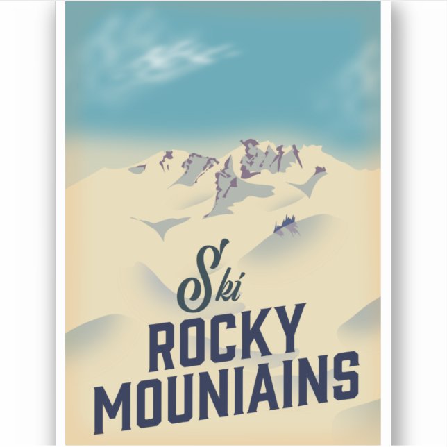 Ski Rocky Mountains USA (Front)