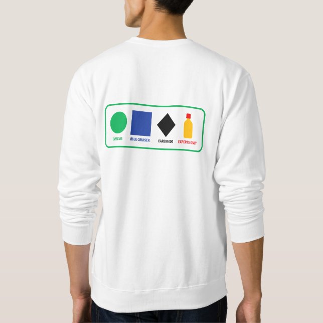 Ski Runs Sweatshirt (Back)