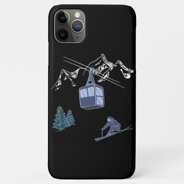 Ski Scene Winter Sports Case-Mate iPhone Case (Back)