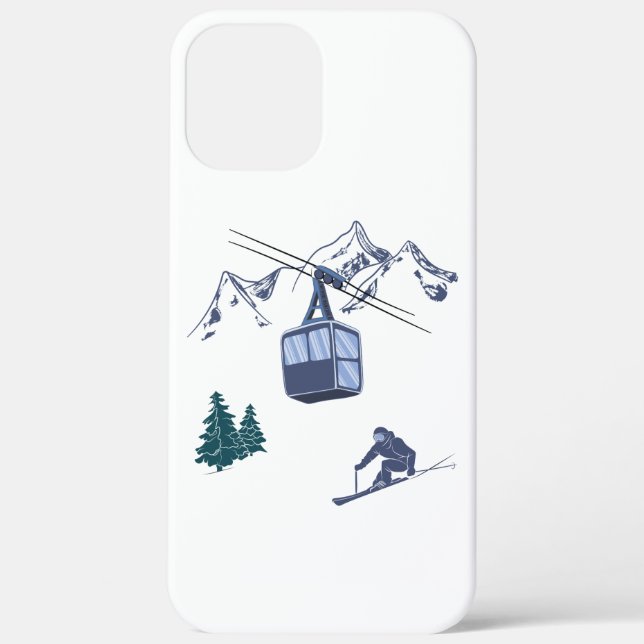 Ski Scene Winter Sports Case-Mate iPhone Case (Back)