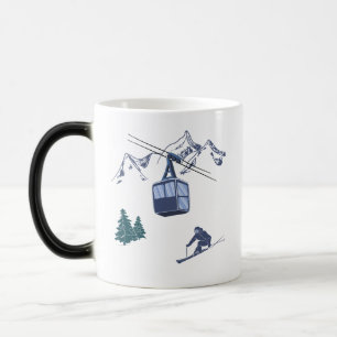 Ski Scene Winter Sports Magic Mug