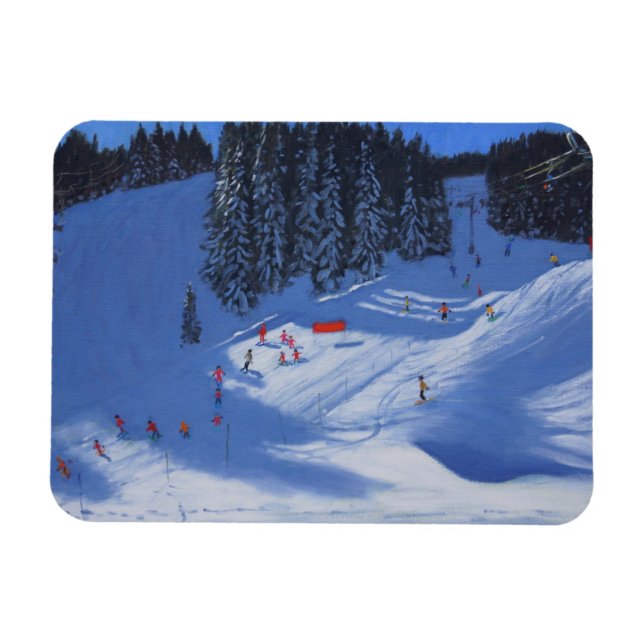 Ski school Morzine 2014 Magnet (Horizontal)