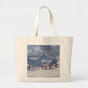 Ski School Tignes 2009 Large Tote Bag