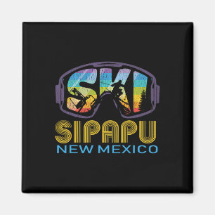 Ski Sipapu New Mexico Skiing Vacation Magnet