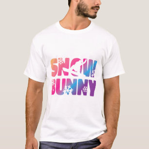 Ski Skiing Bunny Snow Bunny T-Shirt