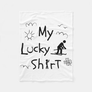 Ski Skiing Funny Downhill-skiers Alpine-skiing Ski Fleece Blanket