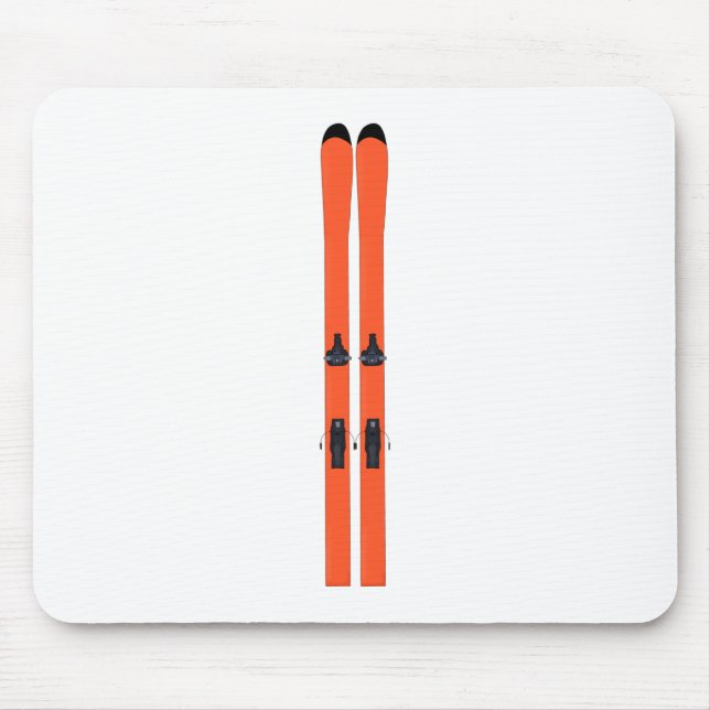 Ski Skiing Mouse Pad (Front)
