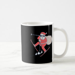 Ski Skiing Snow Santa Claus Christmas X-mas Gift Coffee Mug