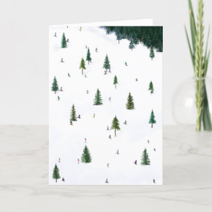 Ski Slopes Card
