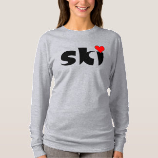 Ski Small Heart T-Shirt