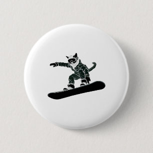 Ski Snowboard Goggles Funny Skiing Snowboarding Ca 6 Cm Round Badge