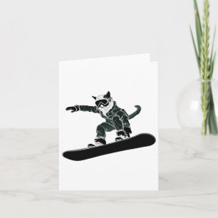 Ski Snowboard Goggles Funny Skiing Snowboarding Ca Card