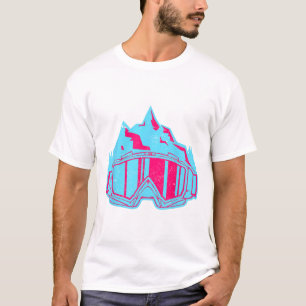 Ski Snowboard Goggles Retro Vintage 80s 90s Skiing T-Shirt