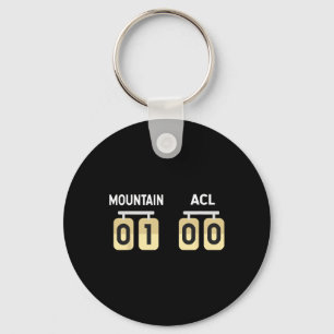 Ski Snowboarding Injury Acl Get Well Recovery  Key Ring
