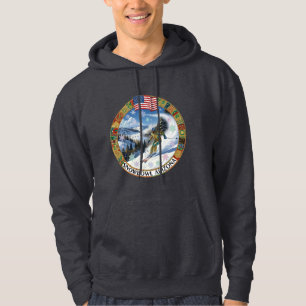 Ski Snowbowl, Arizona, Man Skier Hoodie
