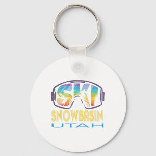 Ski Snowsin Utah Skiing Vacation  Key Ring