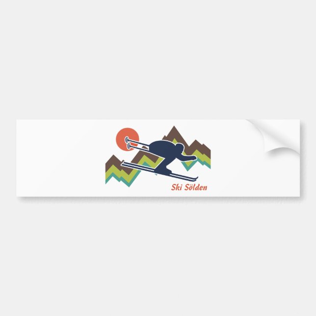 Ski Solden Bumper Sticker (Front)