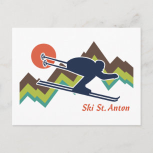 Ski St. Anton Postcard