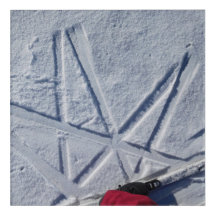 Ski Star Acrylic Art Print