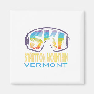 Ski Stratton Mountain Vermont Skiing Vacation Magnet