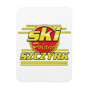 Ski Szczyrk Poland 80s logo  Magnet