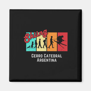 Ski T Cerro Catedral Argentina For Men And Women S Magnet