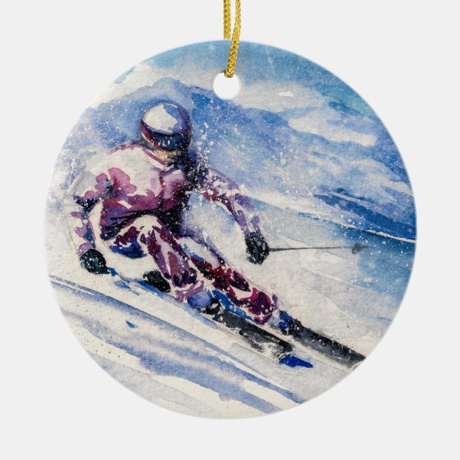 Ski Tag / Ornament (Front)
